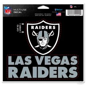 Las Vegas Raiders Multi-Use Decal - cut to logo 5" x 6"
